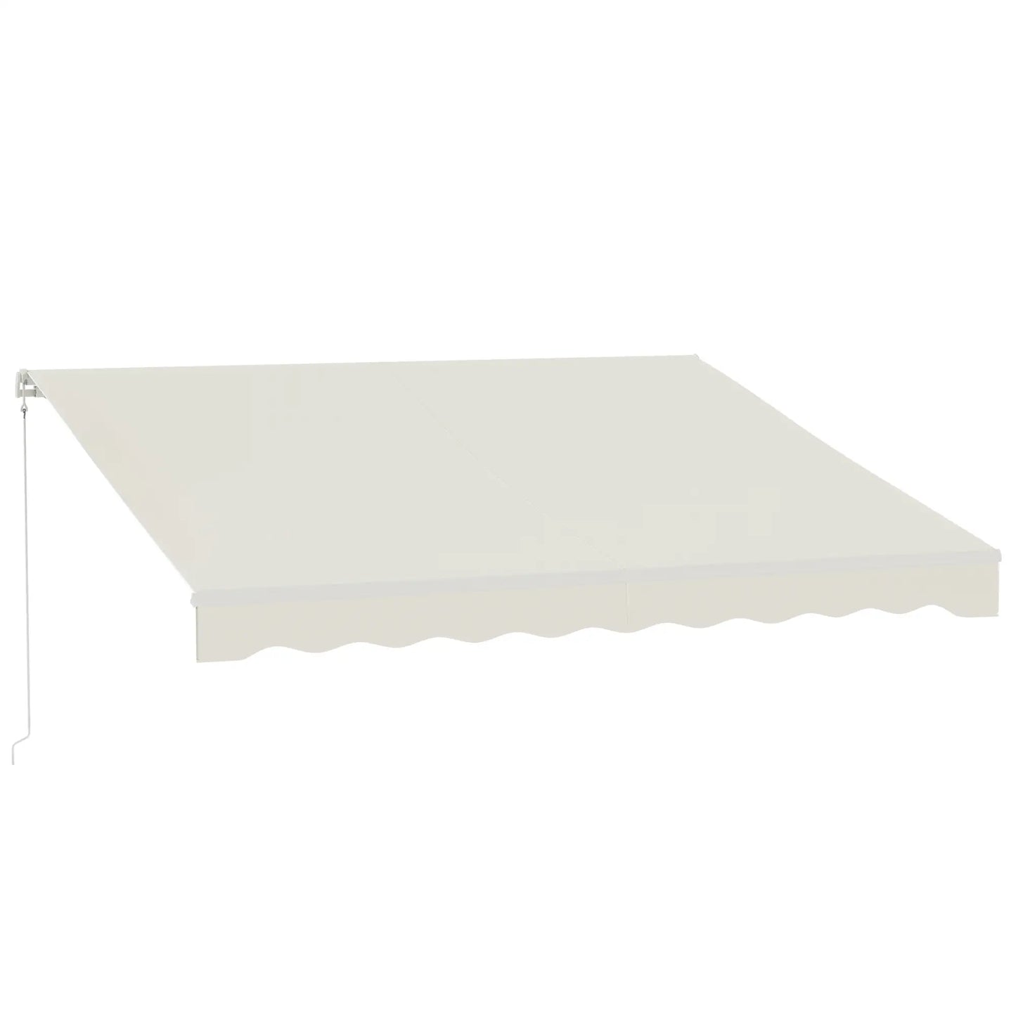 12'x10' Electric Retractable Awning, UV Protection, Cream Deck Awnings at Gallery Canada
