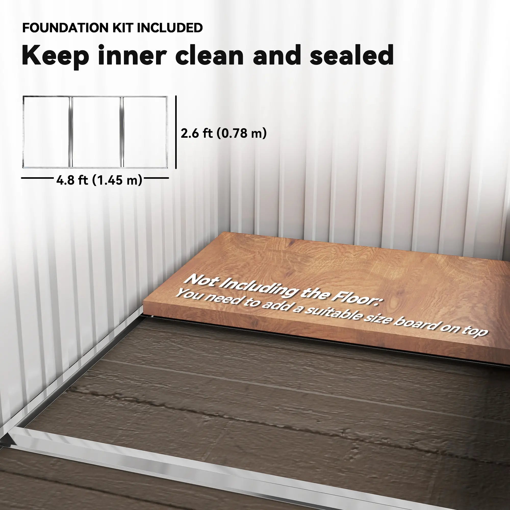 Outdoor Storage Shed, Steel Lean-To, Adjustable Shelf, 5'x3'x6', Dark Grey Sheds at Gallery Canada