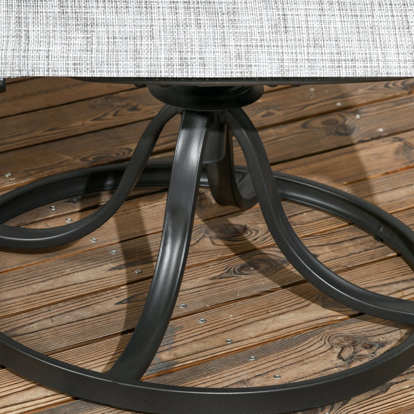 2-Piece Swivel Patio Dining Chairs, 360° Swivel, Breathable Mesh Seat, Dark Grey Patio Chairs at Gallery Canada