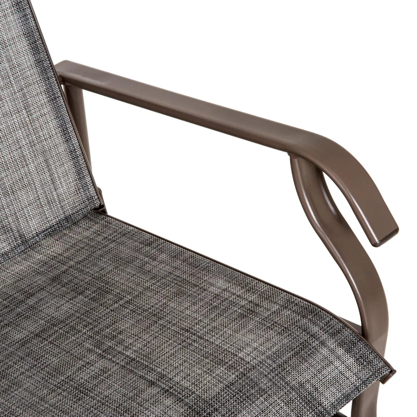 2 Person Patio Glider Rocking Chair, Outdoor Loveseat, Grey Outdoor Gliders at Gallery Canada