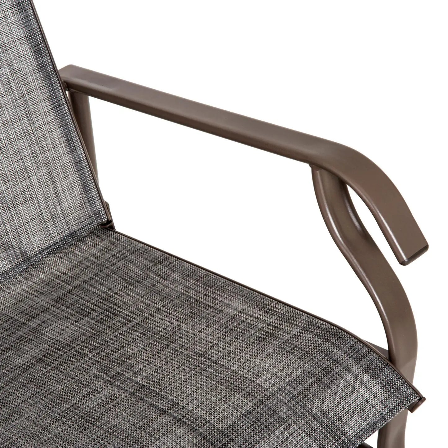 2 Person Patio Glider Rocking Chair, Outdoor Loveseat, Grey Outdoor Gliders at Gallery Canada