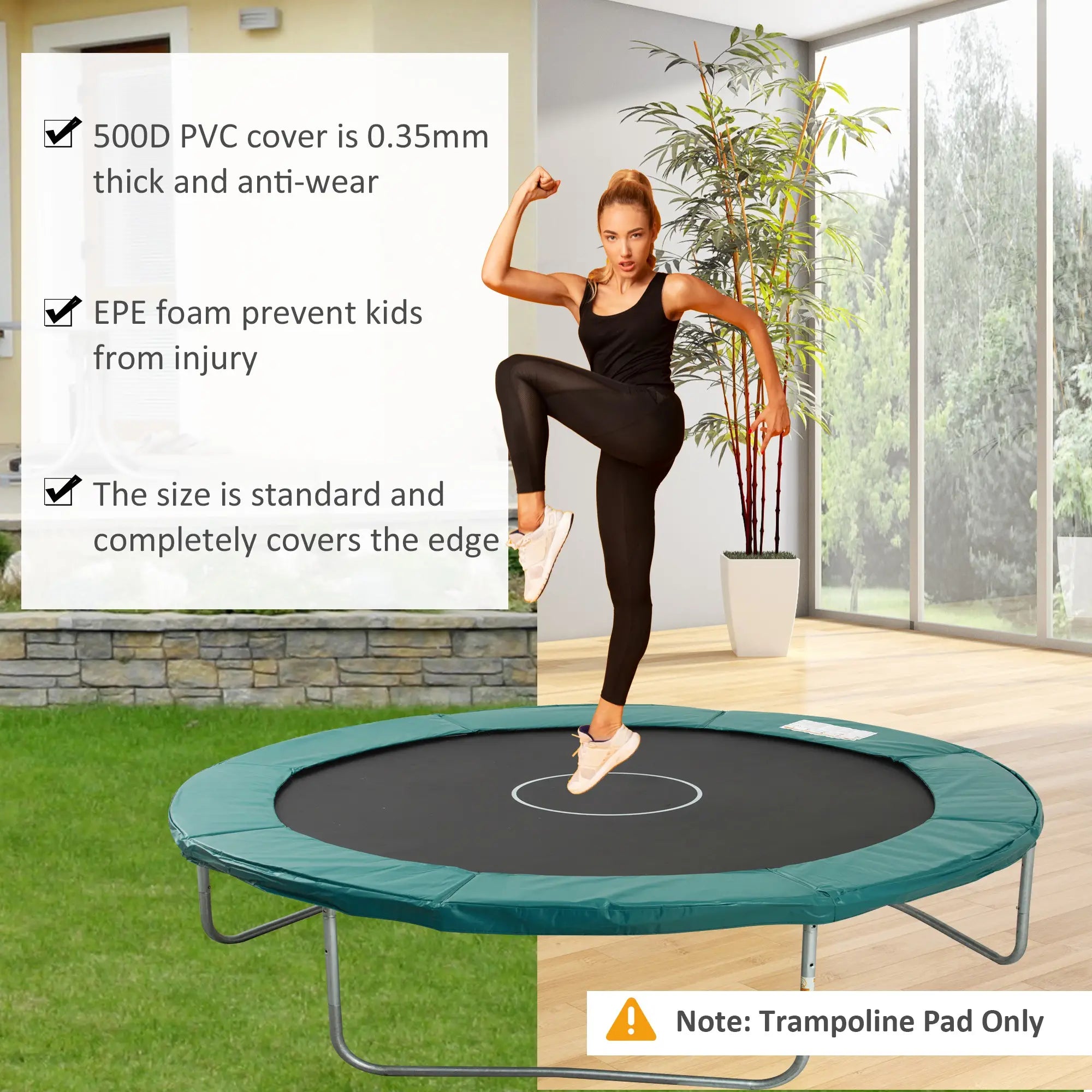 14FT Trampoline Pad Replacement, Φ168