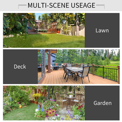 Wooden Folding Picnic Table with Benches, Outdoor Convertible Patio Garden Bench, Umbrella Hole Outdoor Dining Sets at Gallery Canada