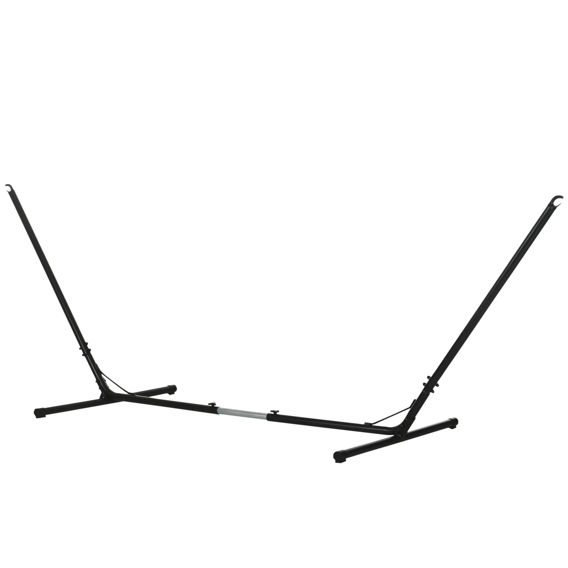 Adjustable Hammock Stand, Fits 10-13 ft, 264lbs Capacity, Black Hammock Stands at Gallery Canada