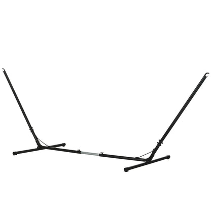 Adjustable Hammock Stand, Fits 10-13 ft, 264lbs Capacity, Black Hammock Stands at Gallery Canada
