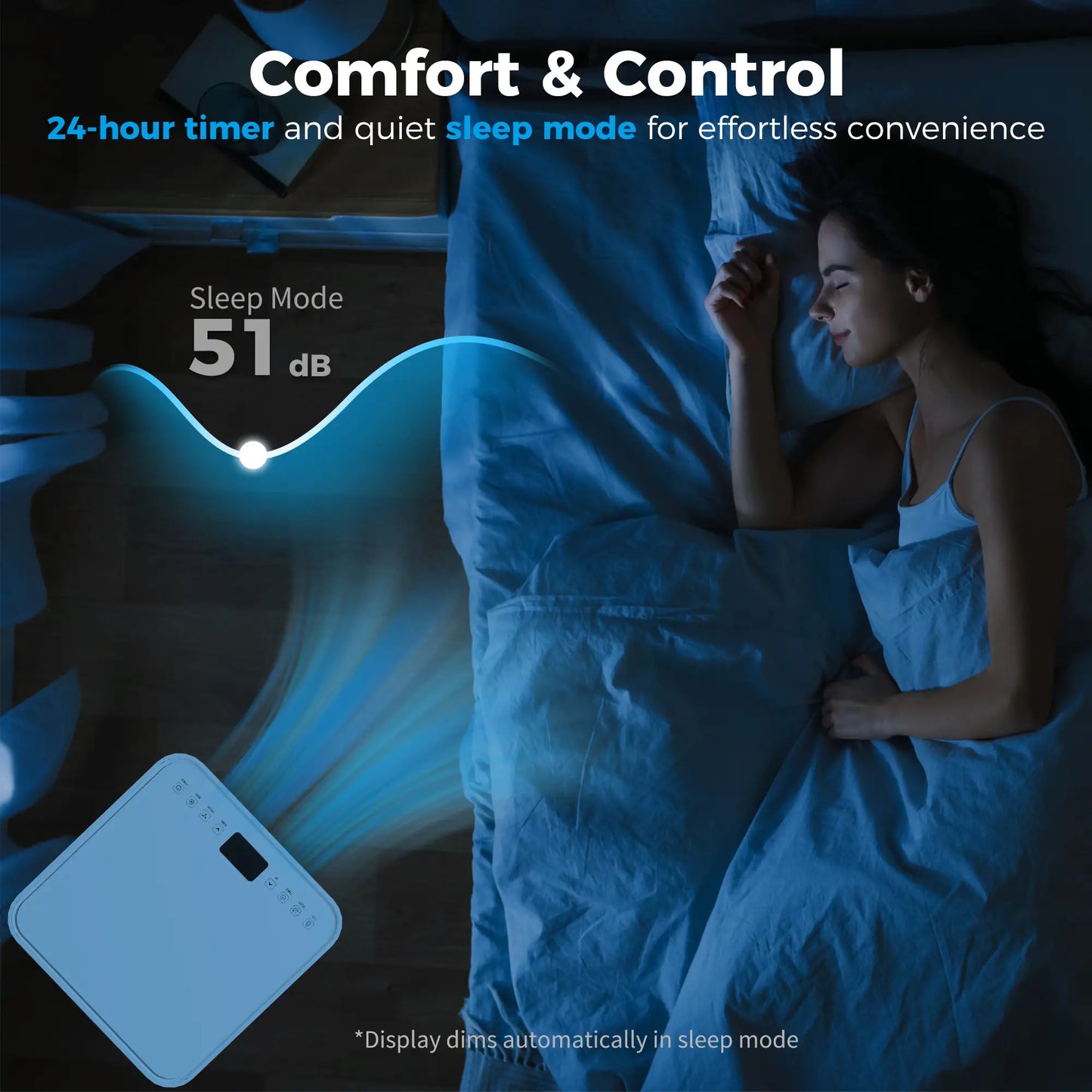 8000 BTU Portable Air Conditioner, Fan, Dehumidifier, Remote, 24H Timer, White Air Conditioner at Gallery Canada
