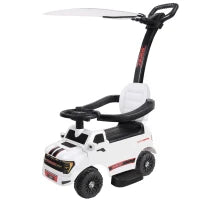 Voiture à pousser 3-en-1 pour 1-3, Ford Shelby à conduire, Blanc