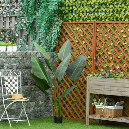 5FT Artificial Banana Tree, Faux Plant in Nursery Pot, Indoor Outdoor Decor Artificial Trees at Gallery Canada