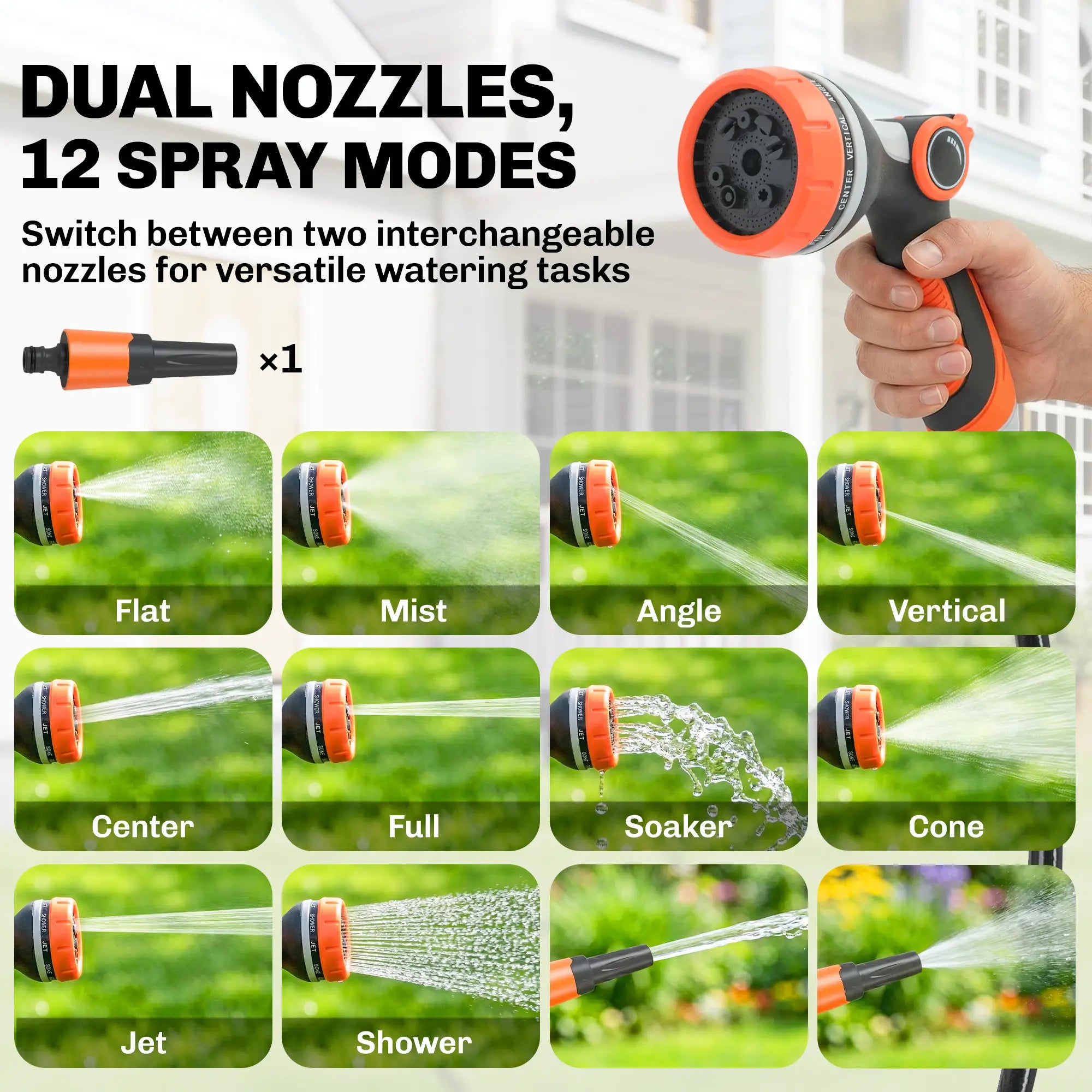 Retractable Garden Hose Reel, 1/2
