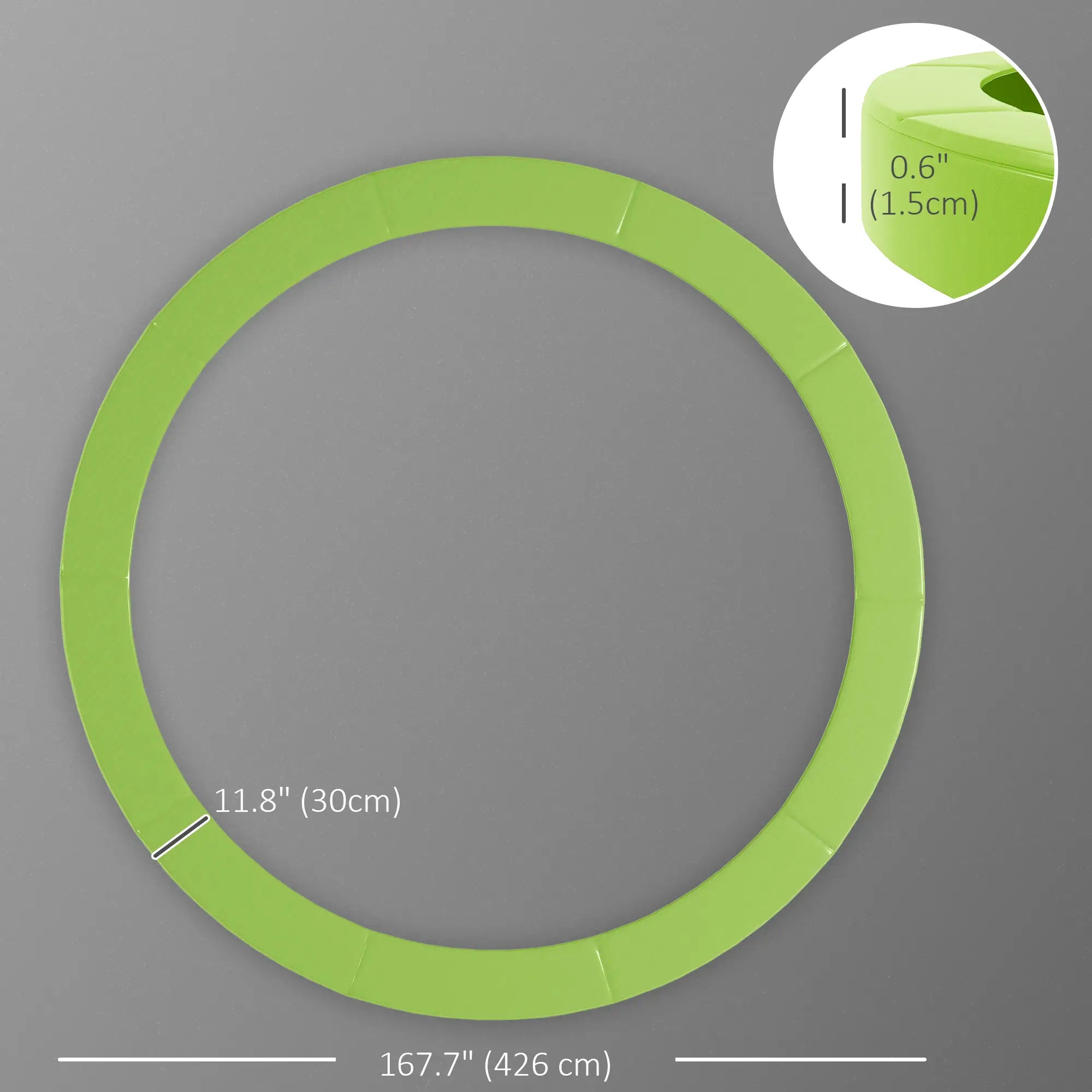 14FT Trampoline Spring Cover, Replacement Pad, Green Trampolines at Gallery Canada