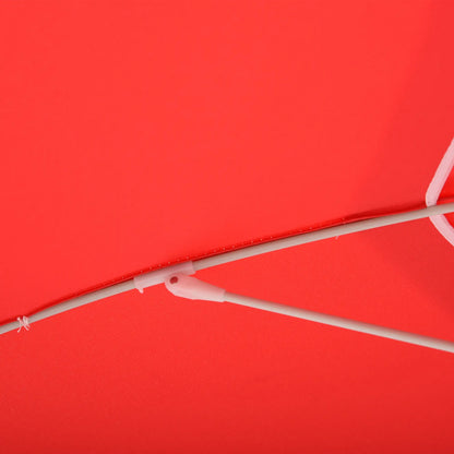6.4ft Beach Umbrella, Aluminum Pole, Adjustable Tilt, Carry Bag, Red Beach Umbrellas at Gallery Canada