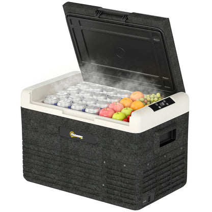 12 Volt Car Refrigerator, 32QT, -68-68 ℉, Portable Electric Cooler Car Coolers at Gallery Canada