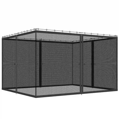 Mosquito Netting For Gazebo, 10' x 12', Black Gazebo Sidewalls Black at Gallery Canada
