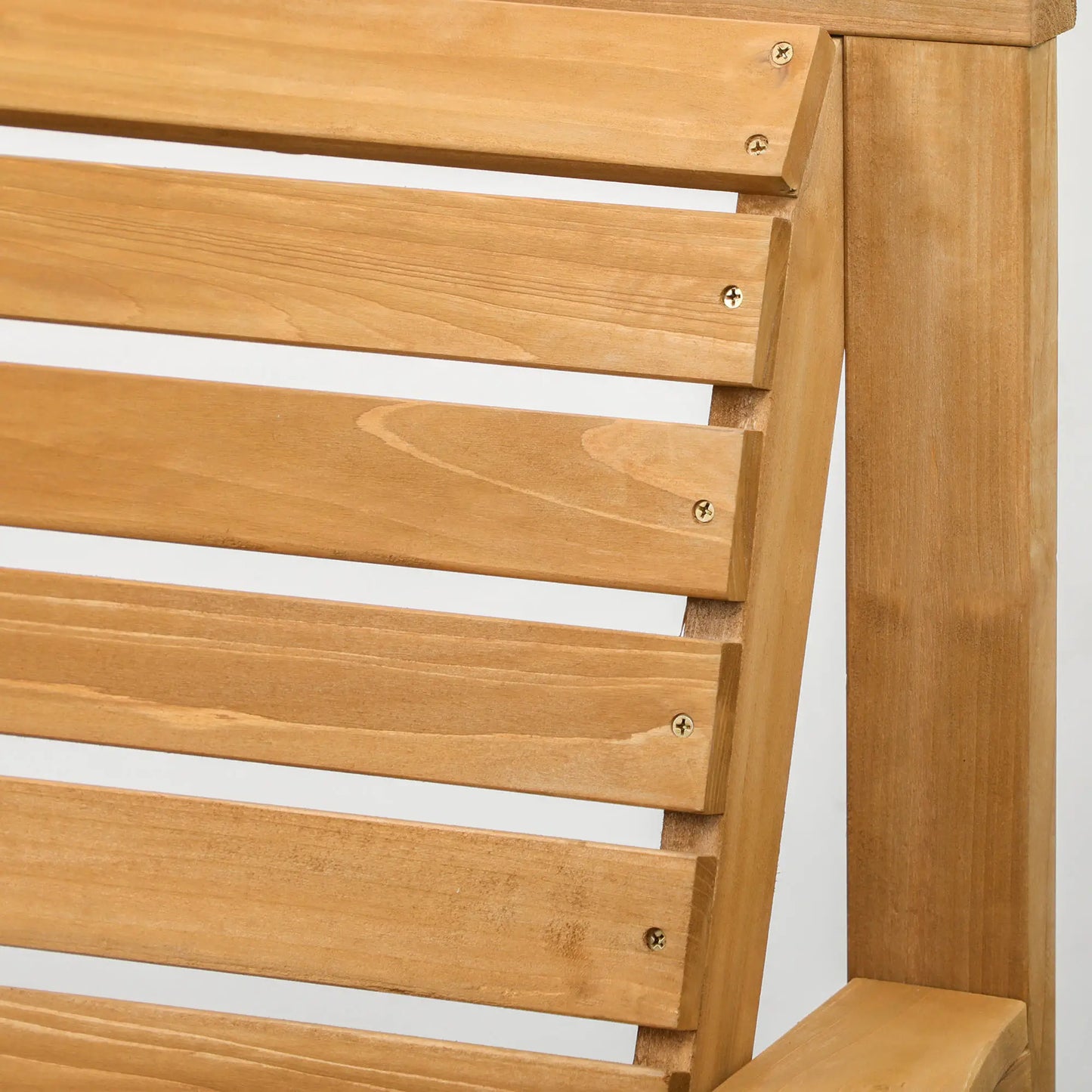 3Pcs Outdoor Bench Set, Backyard, Balcony, Light Brown Outdoor Benches at Gallery Canada