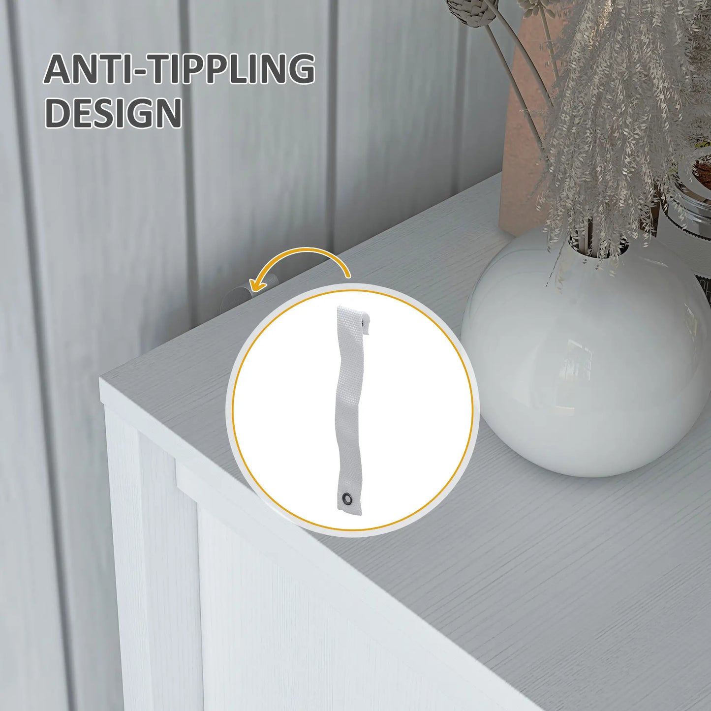 Sideboard Buffet, Storage Cabinet, TV Stand for 65 Inches, White Bar Cabinets at Gallery Canada