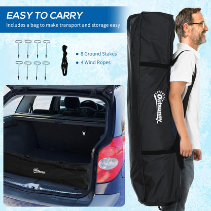 2-4 Person Pop-Up Ice Fishing Tent, Windproof Windows, Carrying Bag, Blue Ice Fishing Tents at Gallery Canada