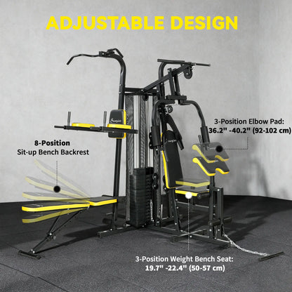 Smith Machine, Multi Home Gym with Weight Stack and Pulley System Power Towers at Gallery Canada