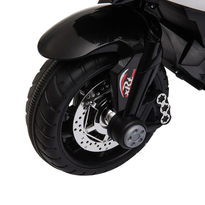 Kids Electric Motorcycle Ride-On Toy, 3 Wheels, Music, Horn, Lights, Black Electric Motorcycles at Gallery Canada
