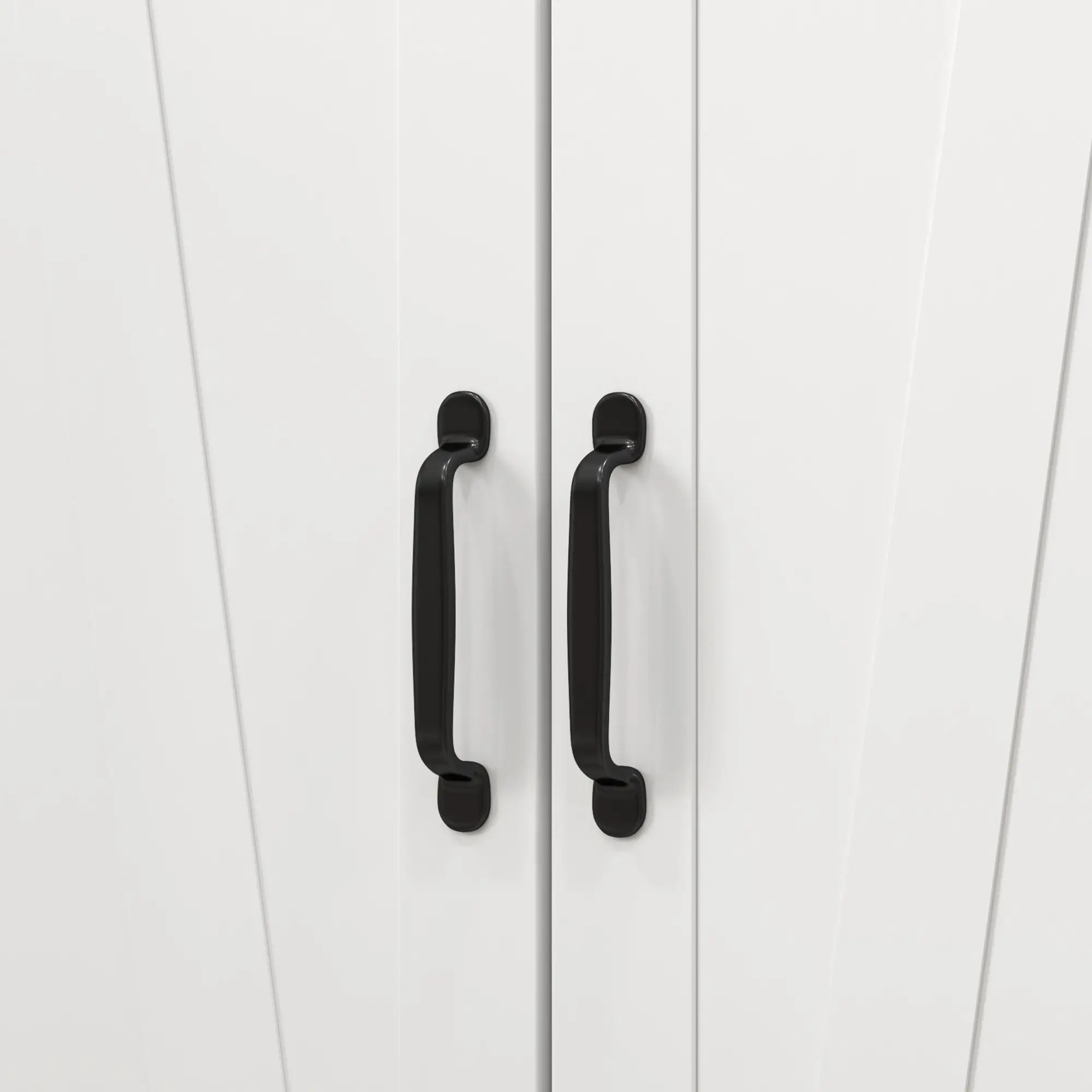 Farmhouse Kitchen Pantry Cabinet, Adjustable Shelves, White Kitchen Pantry Cabinets at Gallery Canada