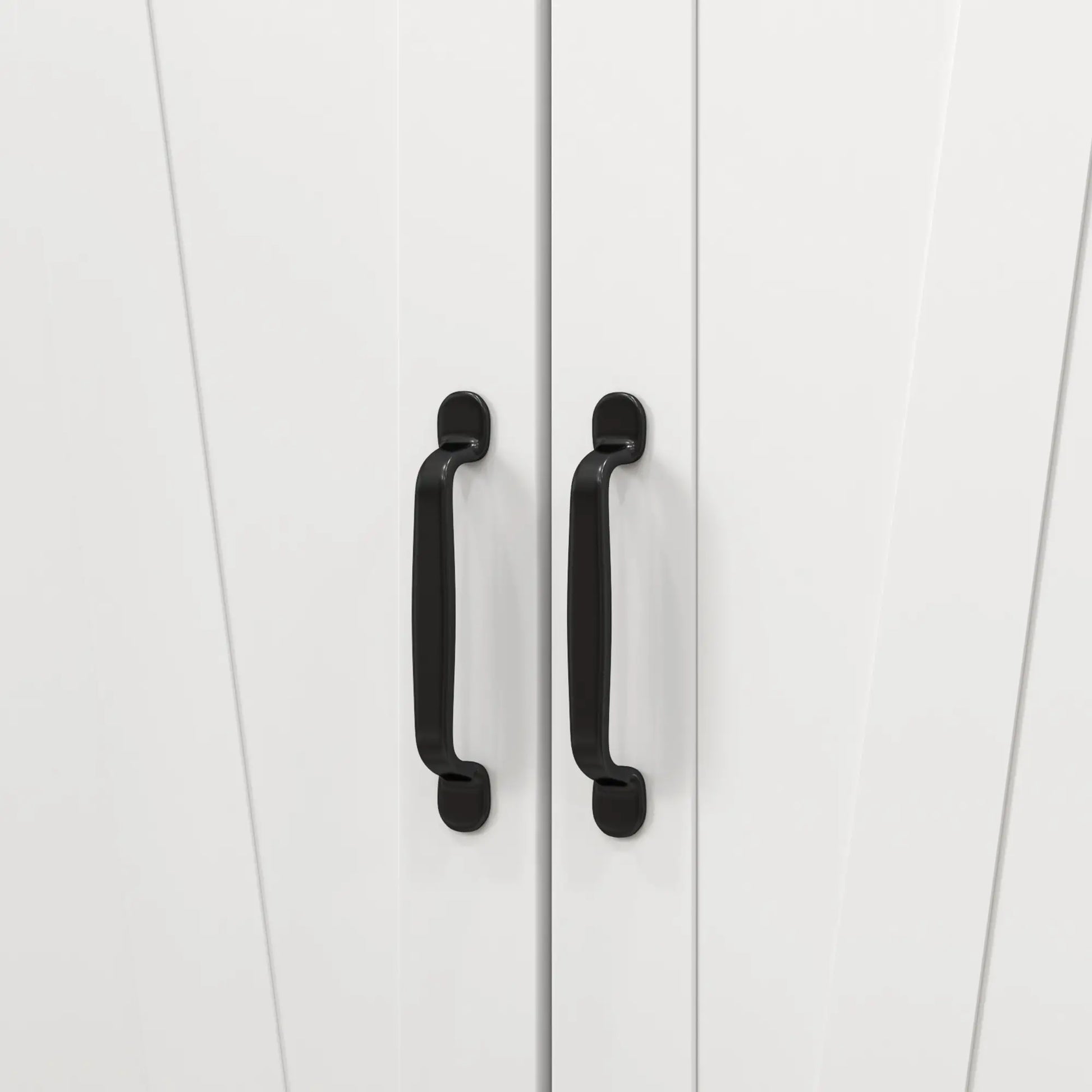 Farmhouse Kitchen Pantry Cabinet, Adjustable Shelves, White Kitchen Pantry Cabinets at Gallery Canada