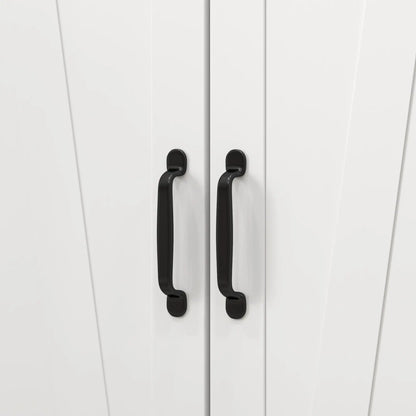 Farmhouse Kitchen Pantry Cabinet, Adjustable Shelves, White Kitchen Pantry Cabinets at Gallery Canada