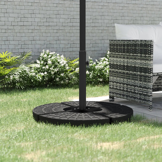 Universal Cross Brace Stand, Small Offset Or Large Market Umbrella, Black Umbrella Bases Black at Gallery Canada