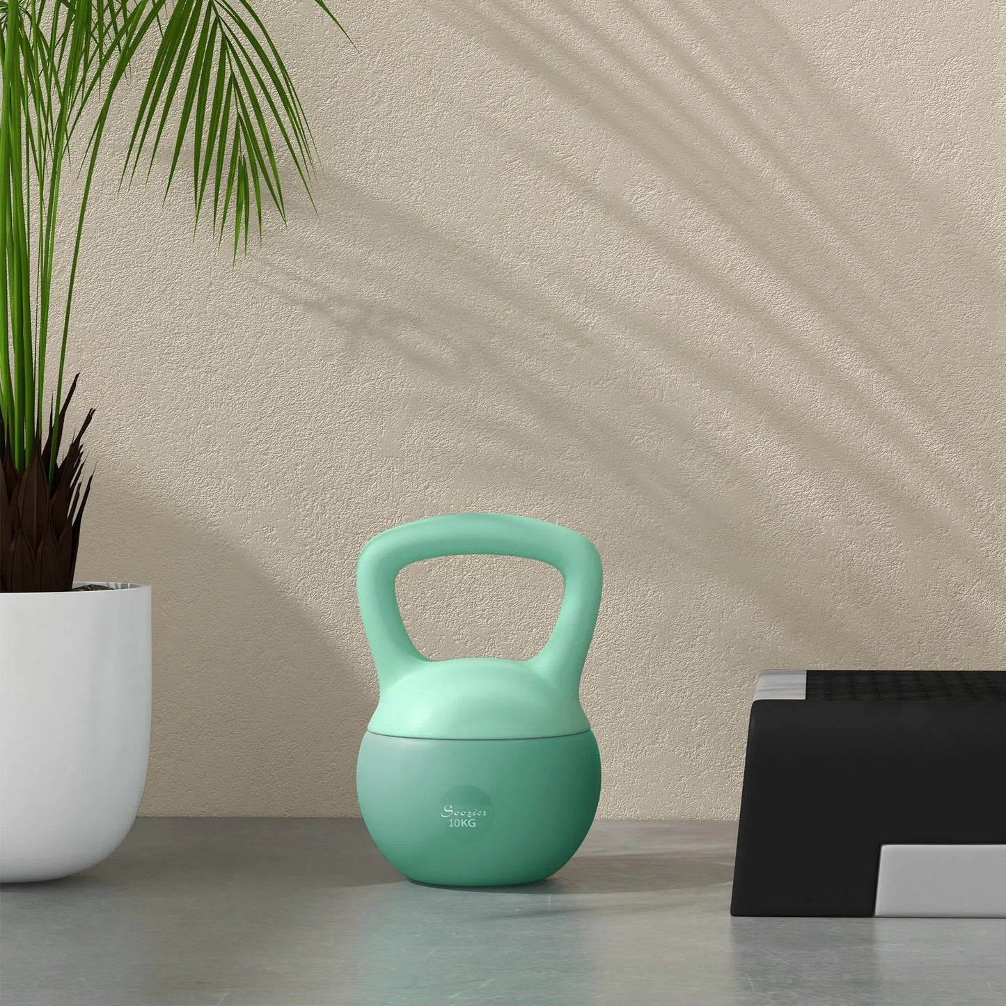 22 lb Soft Kettlebell, Sand Filled Weight with Grip Handle Strength Training Equipment at Gallery Canada