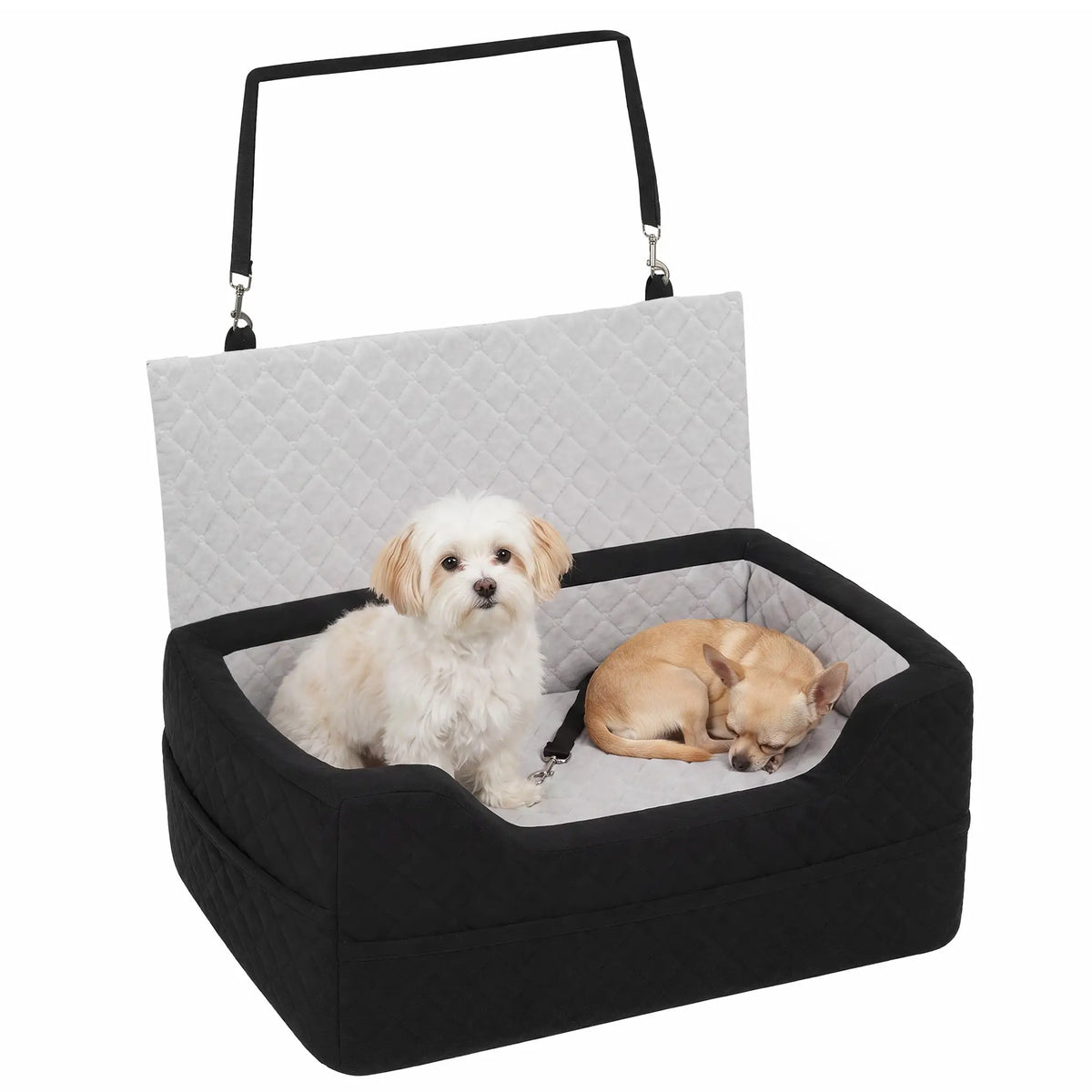 Dog Car Seat, Washable, For Small Dogs Under 10kg, Grey Dog Bike Trailers & Strollers at Gallery Canada