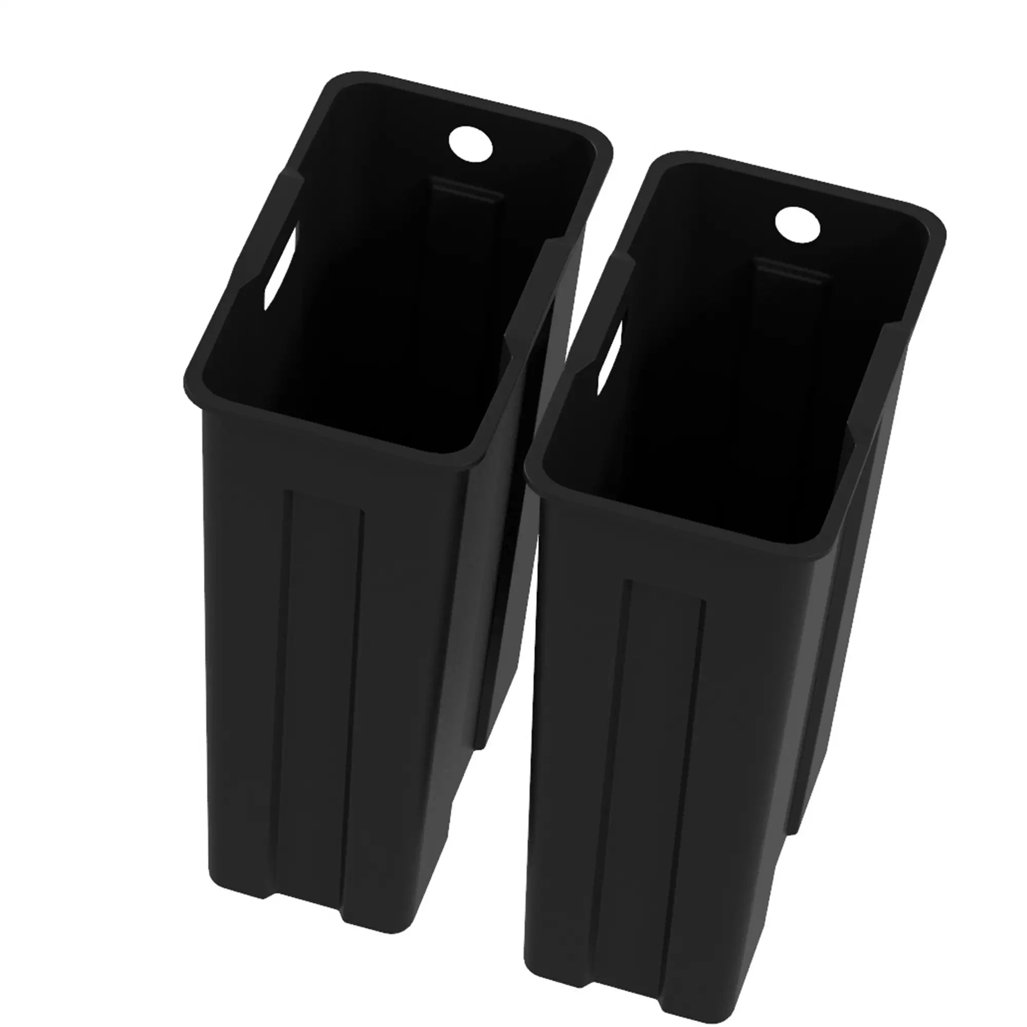 Dual Garbage Bin, Soft Close Trash Can, 2 x 20 Liter, Silver Household Supplies at Gallery Canada