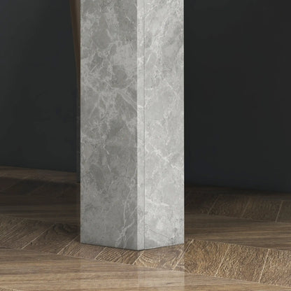 Square Dining Table, Modern Faux Cement Effect, Small Kitchen Table, Cement Grey Dining Tables at Gallery Canada
