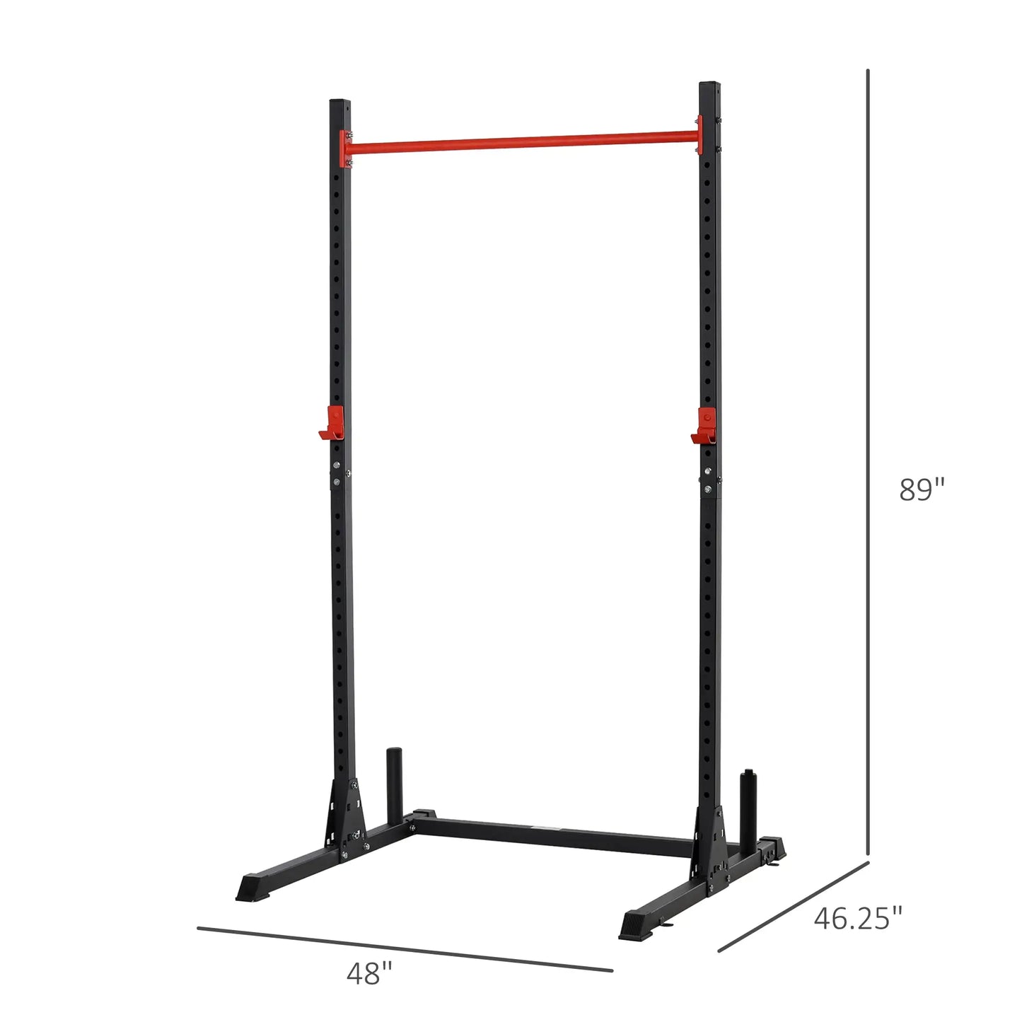 Adjustable Barbell Power Rack, Squat Stand, Strength Training, Home Gym, Black Power Towers at Gallery Canada