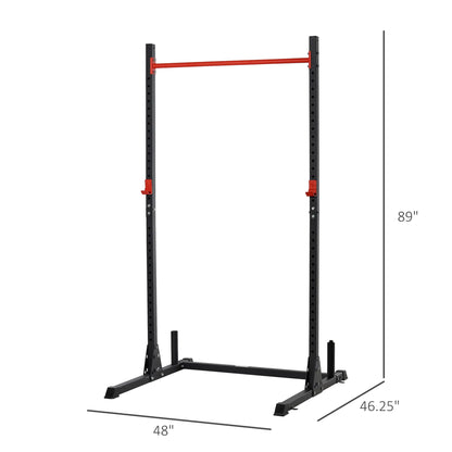Adjustable Barbell Power Rack, Squat Stand, Strength Training, Home Gym, Black Power Towers at Gallery Canada