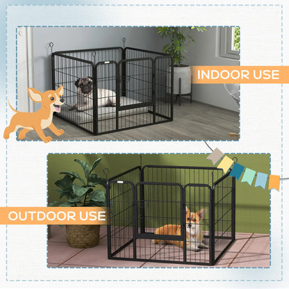 Metal Pet Playpen with Gate, Indoor Outdoor, Small Animal Houses, Kennels & Pens at Gallery Canada