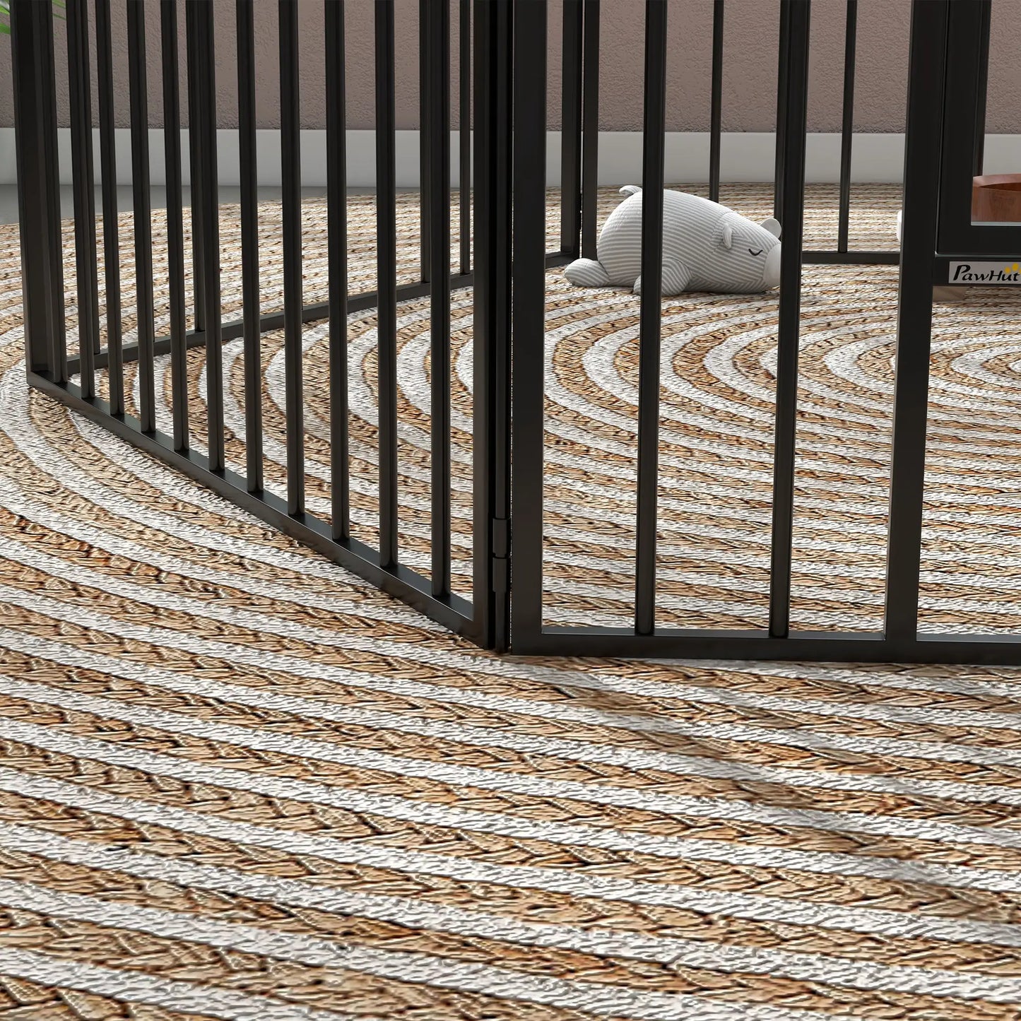 Outdoor Dog Fence, 6 Panels 24" Height, Steel Pet Exercise Pen Houses, Kennels & Pens at Gallery Canada