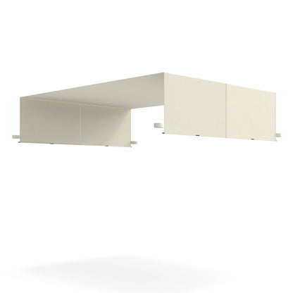 2 Pcs UV Protection Pergola Canopy, 10' x 10', Cream White Gazebo Canopy Replacement at Gallery Canada
