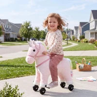 Licorne à Monter Jouet pour Filles 2-5 Ans, Licorne à Monter, Rose