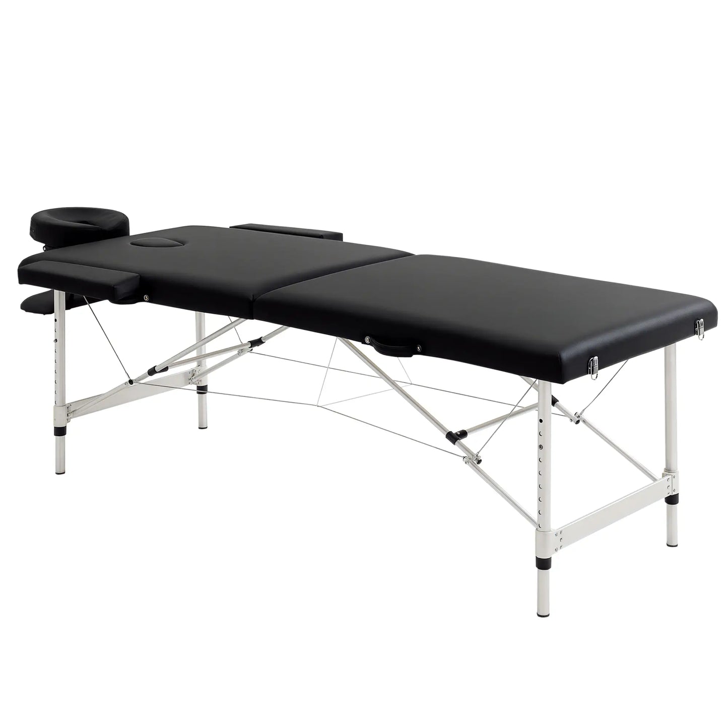 83 Foldable Massage Table, Salon SPA Facial Couch, Tattoo Bed, Black Portable Massage Tables Black at Gallery Canada