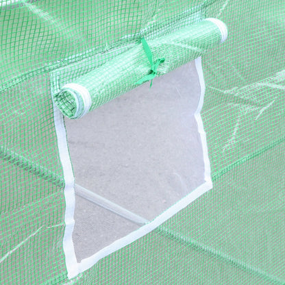 15' x 10' x 7' Walk-In Greenhouse, Steel Frame, Roll Up Door, Green Walk In Greenhouses at Gallery Canada