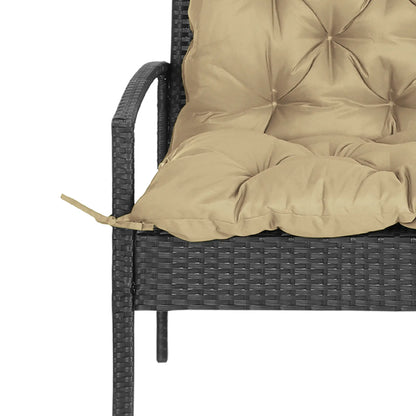 2-Seater Garden Bench Cushion, Swing Chair Mat Replacement, 39.4"x38.6", Khaki Patio Chair Cushions at Gallery Canada