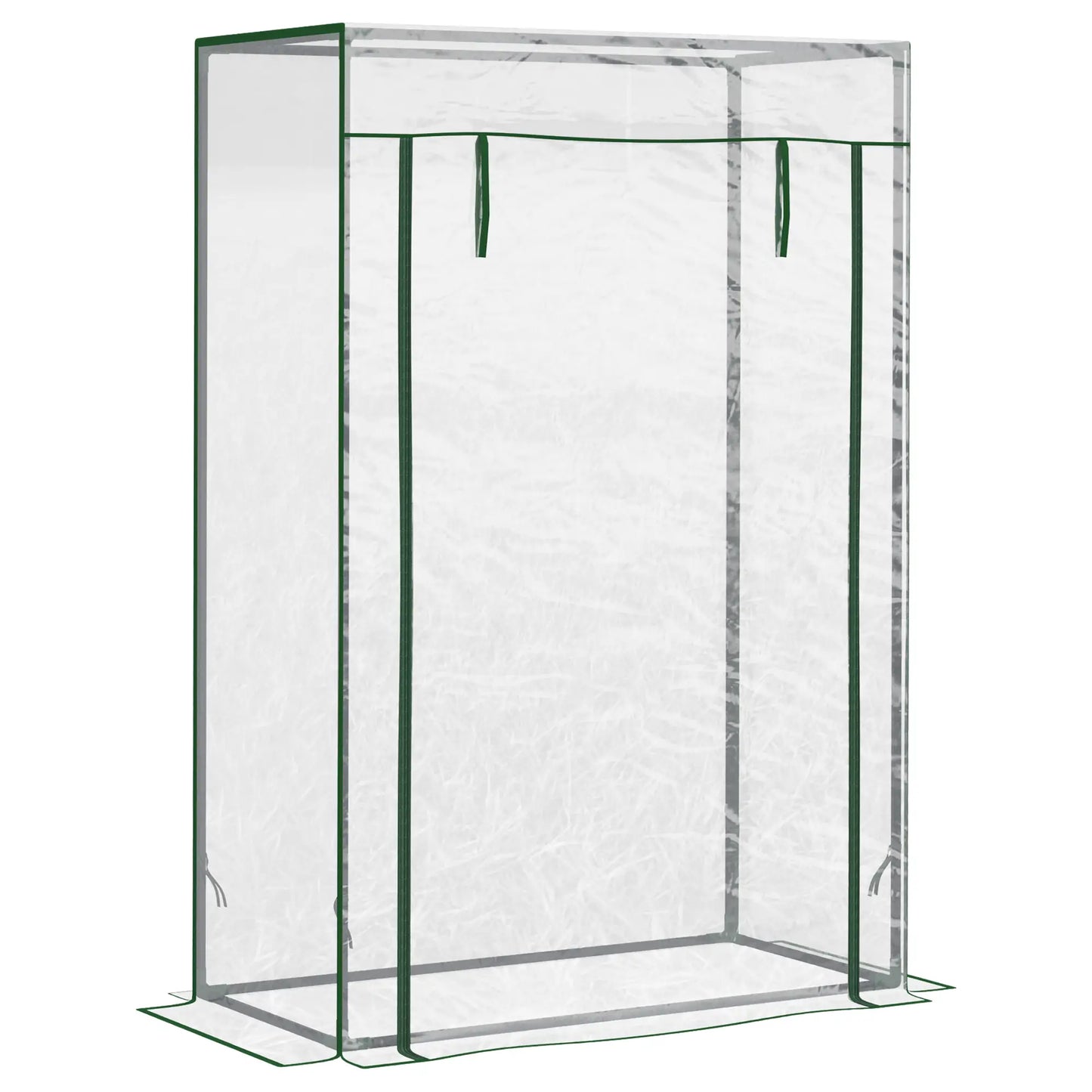 40"L x 20"W x 59"H Walk-In Greenhouse, Steel Frame, Roll-Up Door, Clear Walk In Greenhouses Clear, Green at Gallery Canada