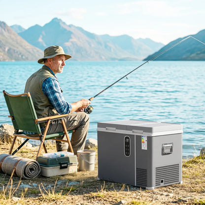 12 Volt Car Refrigerator, Dual Zone 48 QT Car Fridge with App Control, 12/24V DC and 100-240V AC, Car Coolers at Gallery Canada