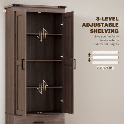 67" Tall Kitchen Pantry Cabinet, Doors, Drawers, Adjustable Shelves Kitchen Pantry Cabinets at Gallery Canada