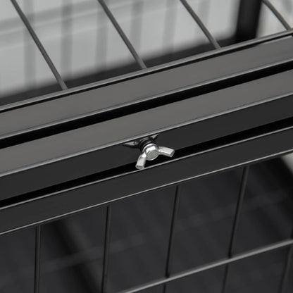 Heavy Duty Dog Crate, Two Doors, Lockable Wheels, Removable Tray, 36" x 24" x 27" Houses, Kennels & Pens at Gallery Canada