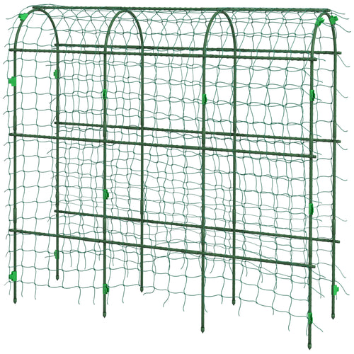 Metal Garden Trellis, A-Frame Arch for Climbing Plants, 17