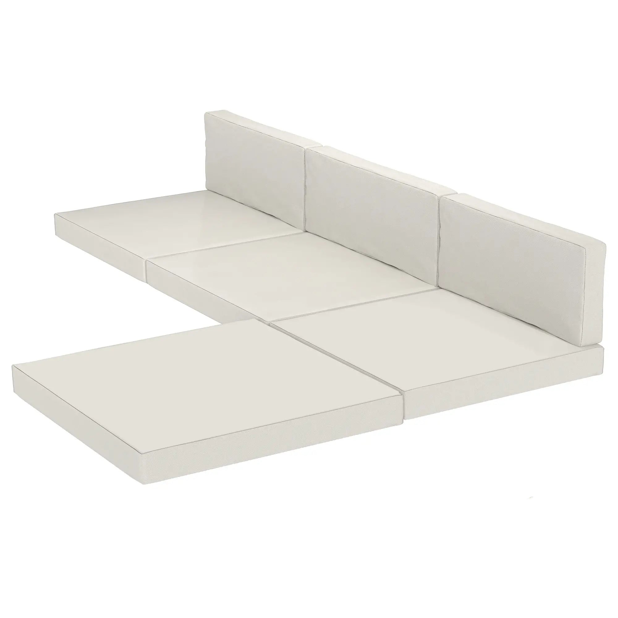 Water-Repellent Patio Loveseat Cushion, 23.6