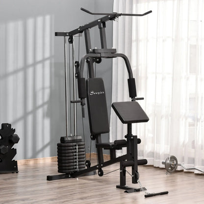 Multifunction Home Gym, Power Exercise Machine, Weight Training, Black Power Towers at Gallery Canada