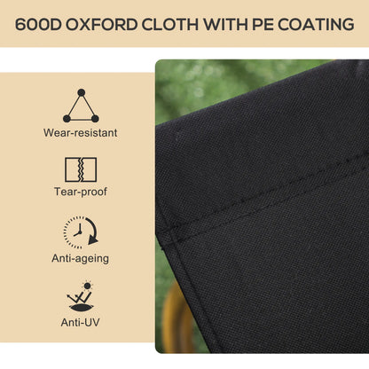 Lightweight Folding Camping Chair, Portable Armchair, Black Picnic Tables & Camping Chairs at Gallery Canada