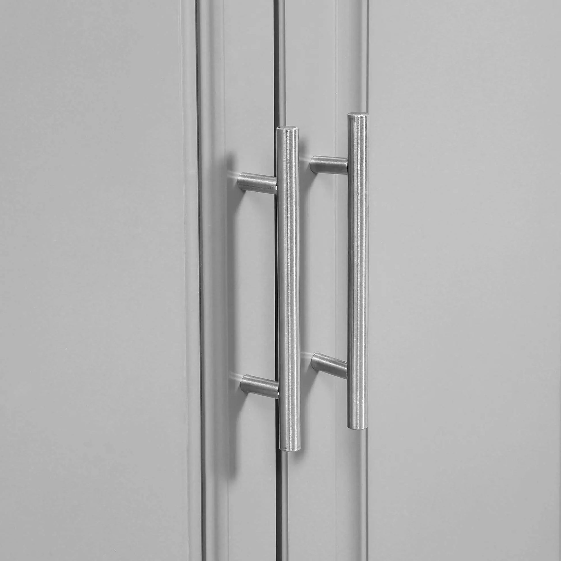 Rolling Kitchen Island with Storage and Stainless Steel Top, Kitchen Trolley with Drawers, Cabinets, Towel Rack Kitchen Islands & Kitchen Carts at Gallery Canada