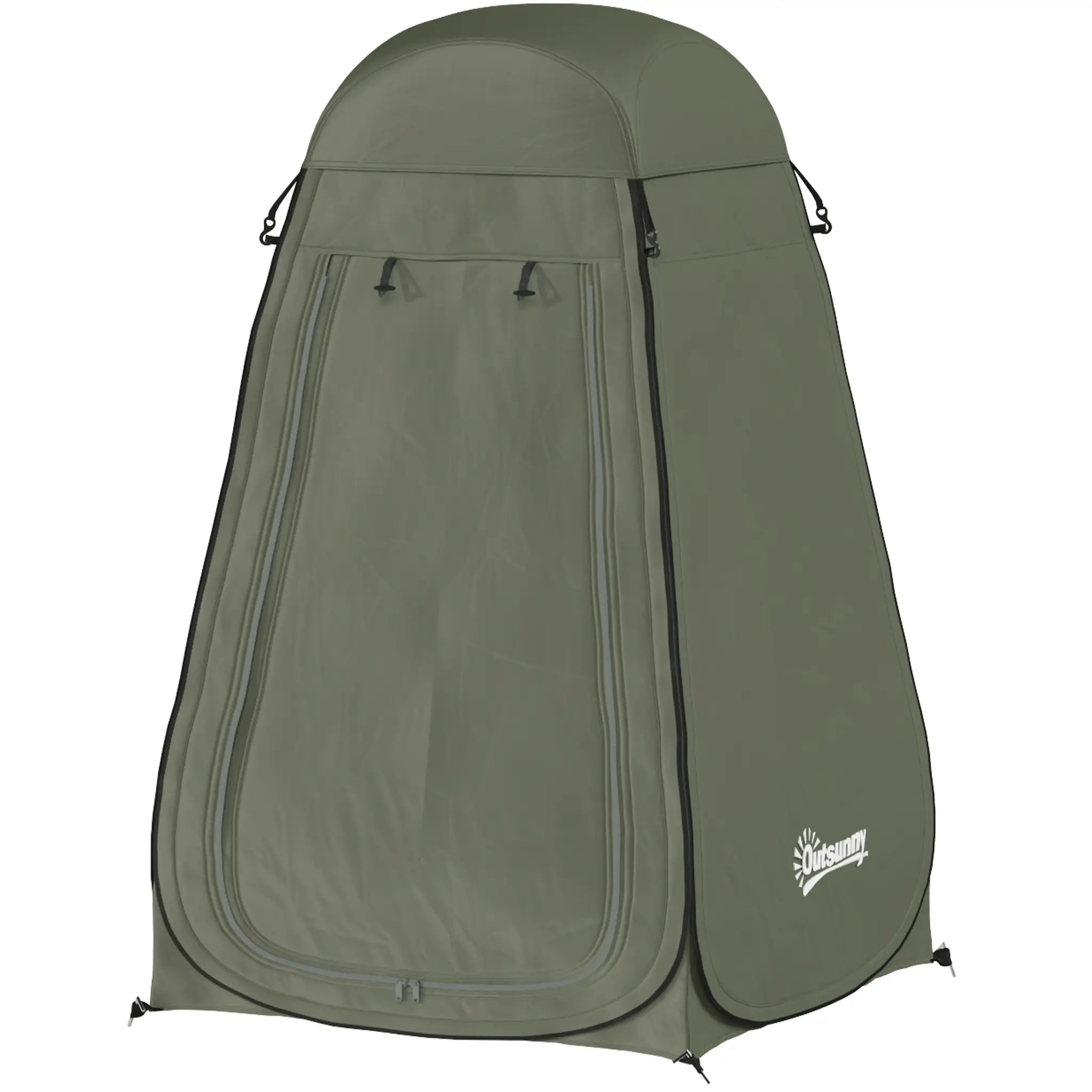 Pop Up Shower Tent, Portable Privacy Room, With Carrying Bag, Green Camping Tents Green at Gallery Canada
