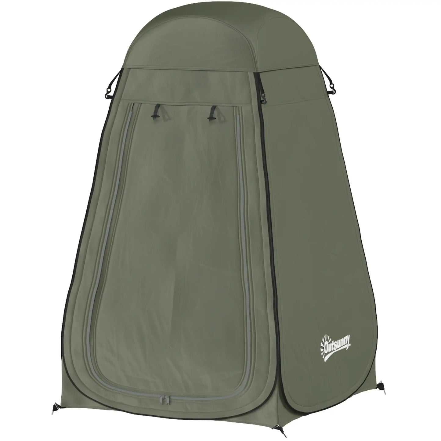 Pop Up Shower Tent, Portable Privacy Room, With Carrying Bag, Green Camping Tents Green at Gallery Canada